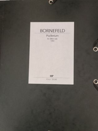 BORNEFELD:PSALTERIUM FUR ZITHER SOLO 1984