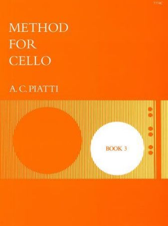 PIATTI:METHOD FOR CELLO BOOK 3
