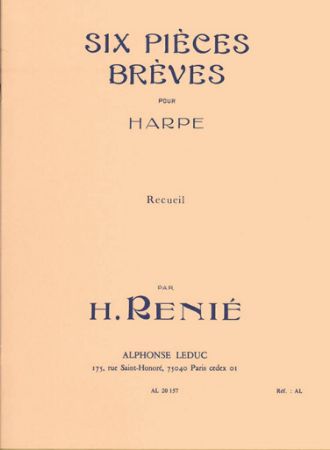 RENIE:6 PIECES BREVES POUR HARPE