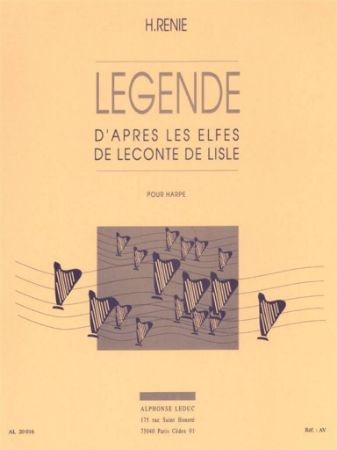 RENIE:LEGENDE D'APRES LES ELFES DE LECOMTE DE LISLE HAPE