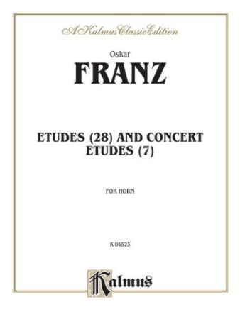FRANZ:ETUDES AND CONCERT ETUDES FOR HORN