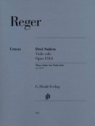 REGER:THREE SUITES FOR VIOLA SOLO OP.131d
