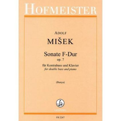MIŠEK:SONATE F-DUR OP.7 FOR DOUBLE BASS AND PIANO