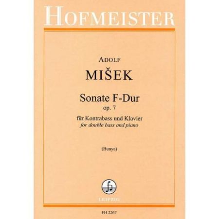 MIŠEK:SONATE F-DUR OP.7 FOR DOUBLE BASS AND PIANO