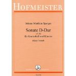 SPERGER.SONATA D-DUR (T 38) FOR DOUBLE BASS AND PIANO