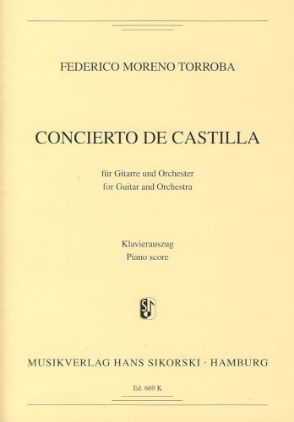 MORENO TORROBA:CONCIERTO DE CASTILLA GUITAR AND PIANO