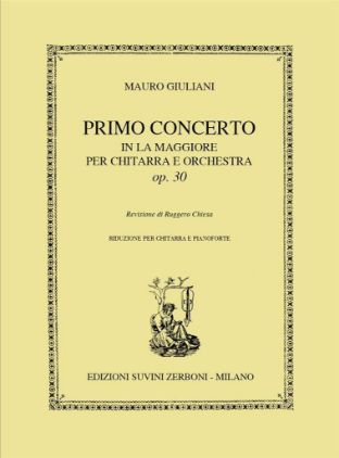 GIULIANI:Primo Concerto in La Maggiore Op. 30 GUITAR AND PIANO