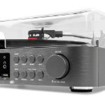 Audizio gramofon Norfolk Record Player Set z zvočniki in DAB