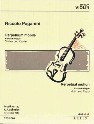 PAGANINI:PERPETUUM MOBILE VIOLIN AND PIANO