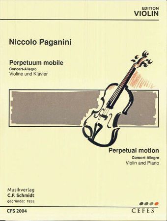 PAGANINI:PERPETUUM MOBILE VIOLIN AND PIANO