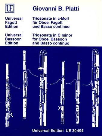 PLATTI:TRIOSONATA IN C-MOLL FOR OBOE,BASSOON AND BASSO CON.