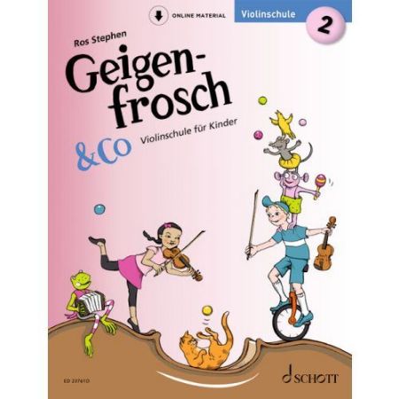 STEPHEN:GEIGEN FROSCH 2 & CO + ONLINE MATERIAL