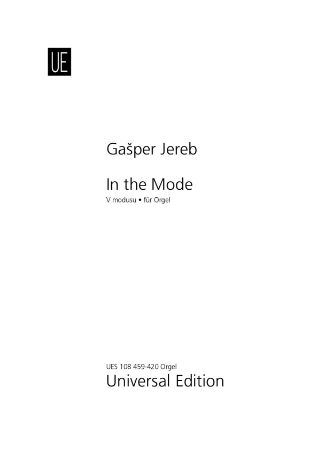JEREB:IN THE MODE/V MODUSU ORGLE