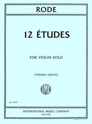 RODE:12 ETUDES FOR VIOLIN SOLO