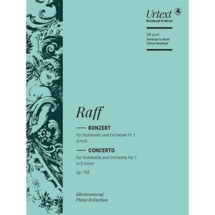 RAFF:CONCERTO D-MOLL OP.193 NO.1 VIOLONCELLO AND PIANO