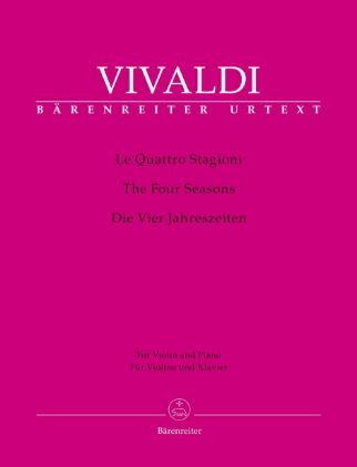 VIVALDI:THE FOUR SEASONS VIOLINA AND PIANO
