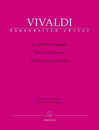 VIVALDI:THE FOUR SEASONS VIOLINA AND PIANO