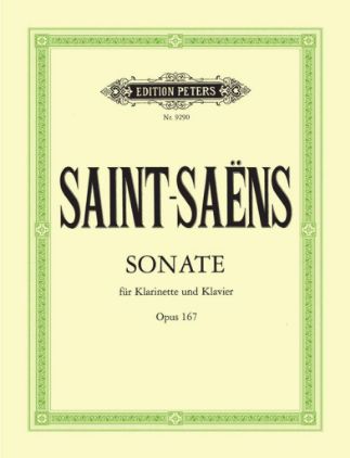 SAENS-SAINT:SONATE OP. 167 CLARINET AND PIANO