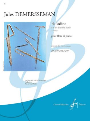 DEMERSSEMAN:BALLADINE OP.28 NO.1 FOR FLUTE AND PIANO