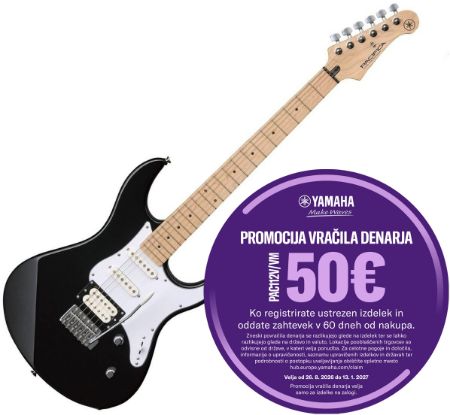 Slika YAMAHA ELEKTRIČNA KITARA PACIFICA-112VM BLACK - CASHBACK