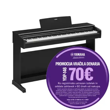 Slika YAMAHA ELEKTRIČNI KLAVIR YDP-146B - CASHBACK