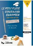 SARRIEN-PERRIER:LE PETIT FLUTE GOURMAND EUROPEEN 2 FLUTES AND PIANO + AUDIO ACC.