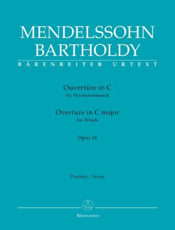 MENDELSSOHN:OVERTURE IN C MAJOR OP.24 FULL SCORE