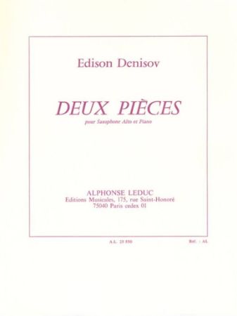 DENISOV:DEUX PIECES POUR SAXOPHONE ALTO ET PIANO