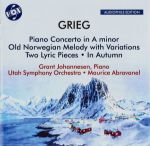 GRIEG:PIANO CONCERTO,TWO LYRIC PIECES../JOHANNESEN