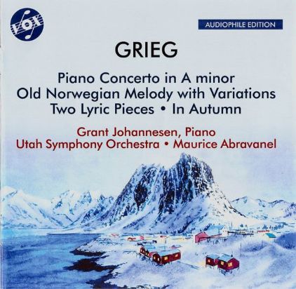 GRIEG:PIANO CONCERTO,TWO LYRIC PIECES../JOHANNESEN