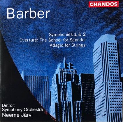 BARBER:SYMPHONIES 1 & 2,ADAGIO FOR STRINGS/JARVI
