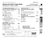 GERMAN ROMANTIC ORGAN MUSIC