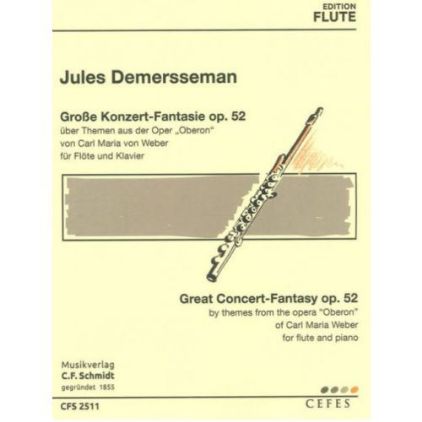 DEMERSSEMAN:GREAT CONCERT-FANTASY OP.52 FROM THE OPERA"OBERON" OF C.M.WEBER