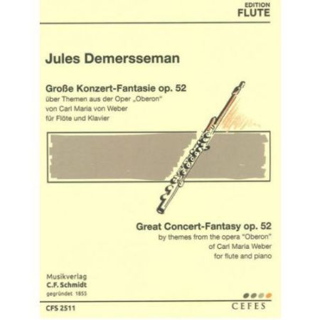 DEMERSSEMAN:GREAT CONCERT-FANTASY OP.52 FROM THE OPERA"OBERON" OF C.M.WEBER