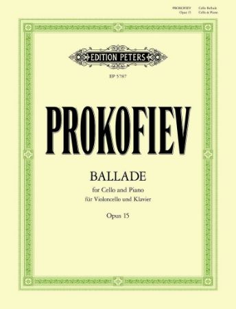 PROKOFIEV:BALLADE OP.15 FOR CELLO AND PIANO
