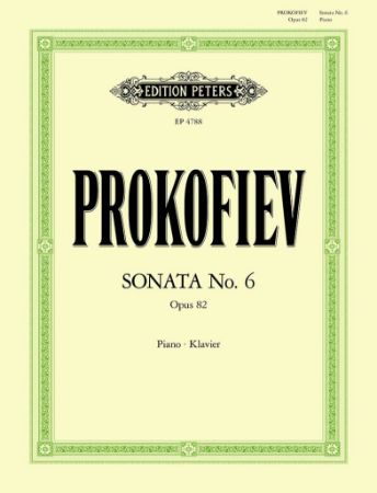 PROKOFIEV:SONATA NO.6 OP.82 PIANO SOLO  (1939/40)