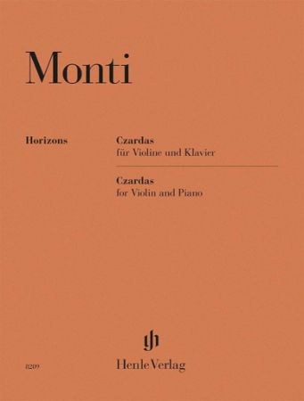 MONTI:CZARDAS FOR VIOLIN AND PIANO