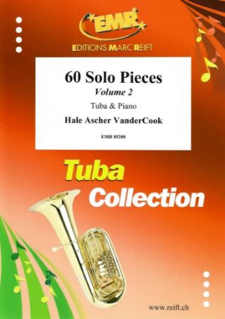 VANDERCOOK:60 SOLO PIECES VOL.2 TUBA & PIANO