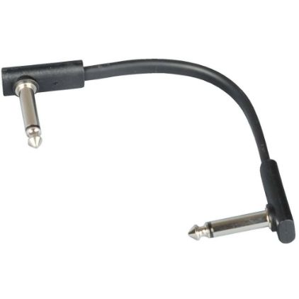 PROEL Flat Patch Cable, Black - 10 cm