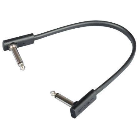 PROEL Flat Patch Cable, Black - 20 cm