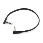 PROEL Flat Patch Cable, Black - 30 cm