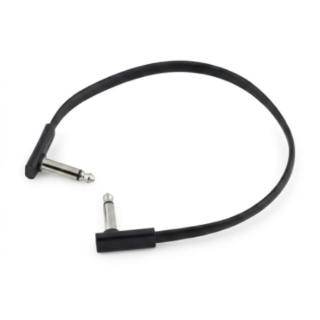 PROEL Flat Patch Cable, Black - 30 cm