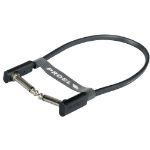 PROEL Flat Patch Cable, Black - 30 cm