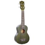 CASCHA Sopran Ukulele Mahogany Green incl.bag HH2265