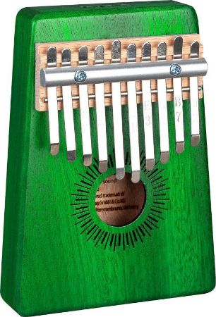 KALIMBA SELA Kalimba Mahogany 10 Green SE 243