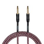 Cascha kitarski kabel Professional Line Guitar Cable, Straight, Tweed Red, 3m