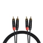 Cascha kabel 2x Cinch (moški) na 2x Cinch (moški) 3m