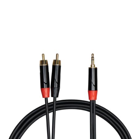 Cascha kabel 2x Cinch (moški) na stereo mini-jack 3,5 mm (1/8”) (moški) 2m