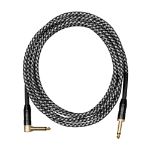 Cascha kitarski kabel Professional Line Guitar Cable, Angled, Tweed Black 9m