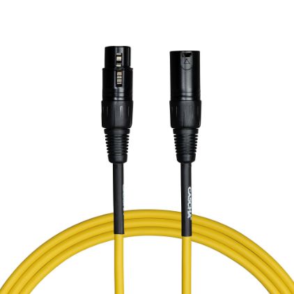 Cascha mikrofonski kabel Standard Line Microphone Cable (XLR), Yellow, 3m